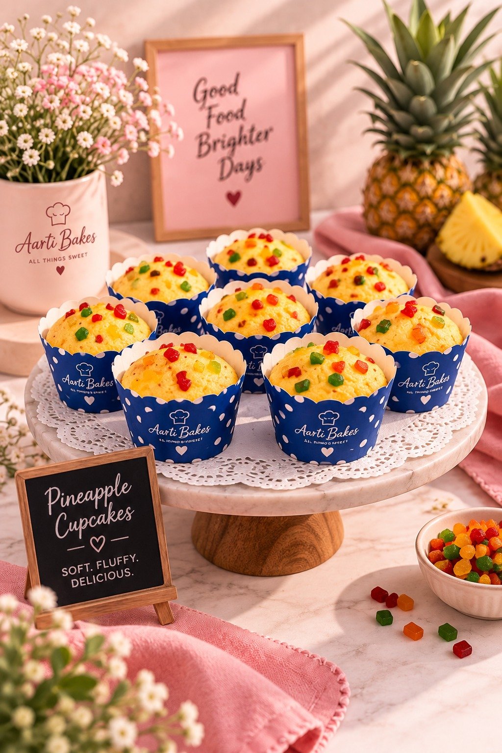 Pineapple Cupcakes