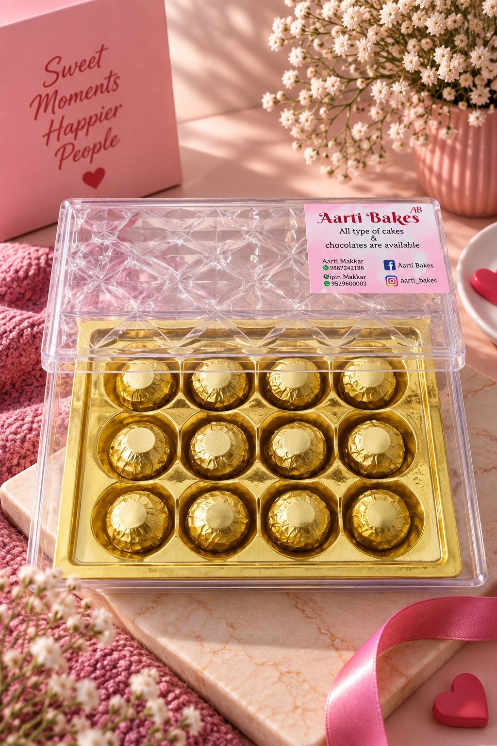 Golden Chocolate Gift Box image 2